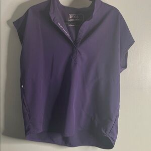 Figs Women's Deep Purple Blouse